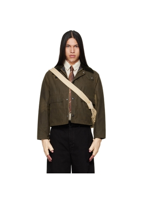 Barbour Brown Spey Slim Waxed Jacket