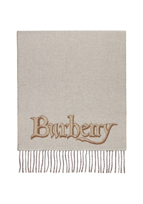 Burberry Multicolor Stallion Portrait​ Cashmere Scarf