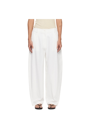 LE17SEPTEMBRE White Oblong Trousers