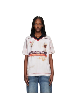 Andersson Bell Off-White Dust Printed Football Jersey