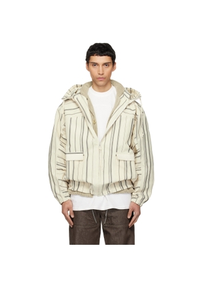 Mordecai Beige Windbreaker Jacket