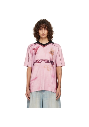Andersson Bell Pink Printed Football Jersey T-shirt