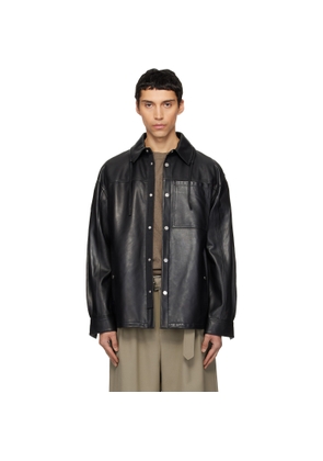 Mordecai Black Overshirt Leather Jacket