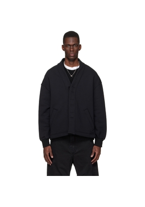 Mordecai Black Kimono Fleece Jacket