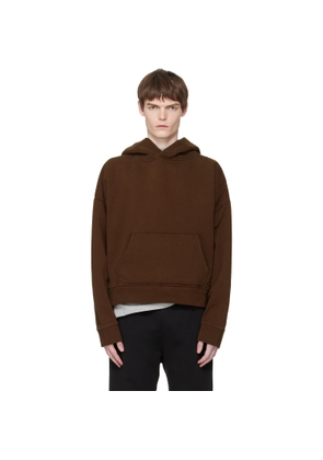 Entire Studios Brown Heavy Hoodie