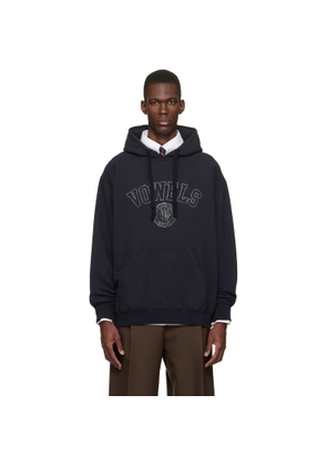 vowels Black Faded Collegiate Hoodie
