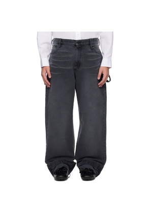 Simone Rocha Black Straight Leg Jeans