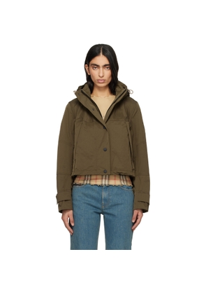 Burberry Khaki Nylon Jacket