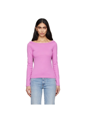 FLORE FLORE Pink Steffi Longsleeve T-shirt