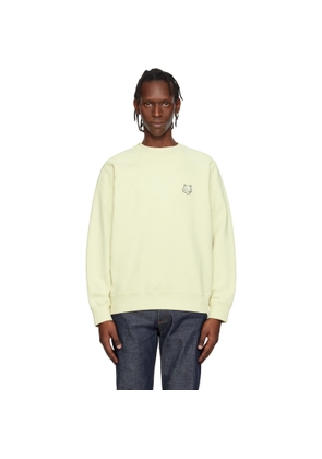 Maison Kitsuné Green Fox Head Oversize Sweatshirt