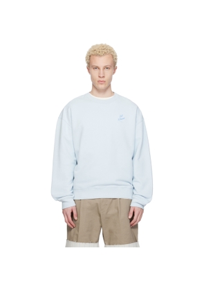 Maison Kitsuné Blue 'Café Kitsuné' Relax Sweatshirt