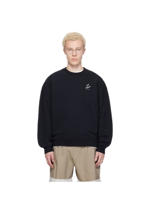 Maison Kitsuné Black 'Café Kitsuné' Relax Sweatshirt