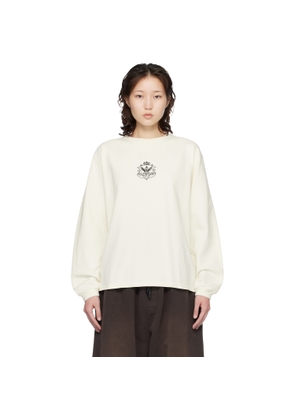 Rhude Off-White Grand Cru Crest LS T-shirt