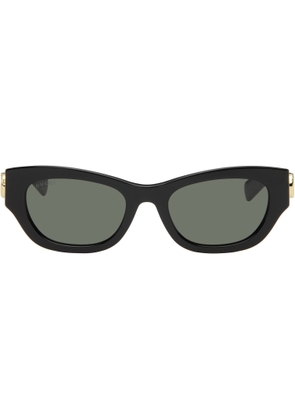 Gucci Black Low Nose Bridge Fit Sunglasses