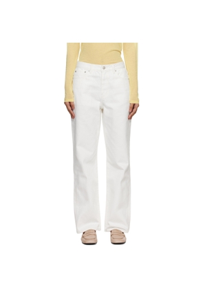 Dunst Off-White Essential Straight Full Length Jeans
