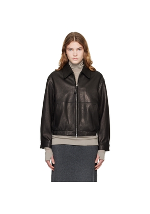 Dunst Black Drizzler Leather Jacket