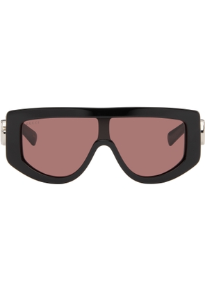Gucci Black Rectangular Frame Sunglasses