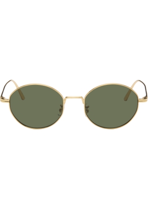 KHAITE Gold Oliver Peoples Edition 1998C Sunglasses