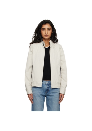 Dunst Beige Modern Harrington Jacket