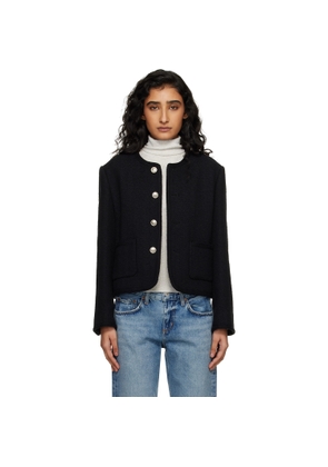 Dunst Black Classic Boucle Tweed Jacket