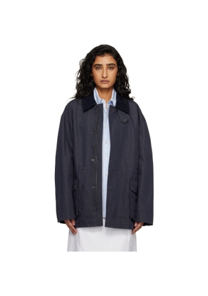 Dunst Navy Cotton Chore Jacket