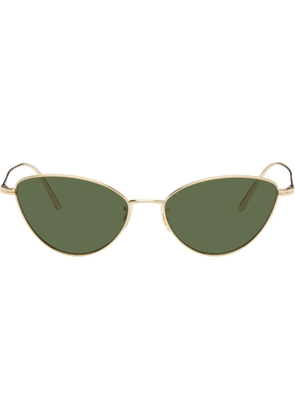 KHAITE Gold Oliver Peoples Edition 1998C Sunglasses