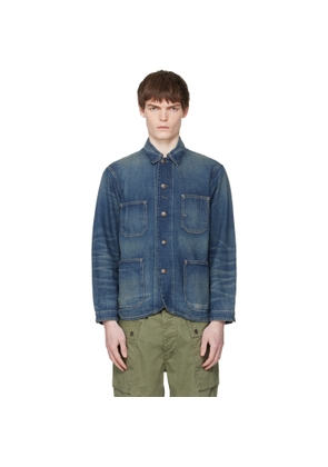 RRL Blue Torrington Engineer Denim Jacket