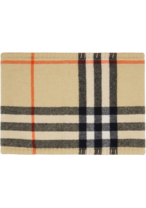 Burberry Beige Check Cashmere Snood
