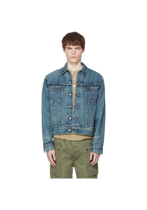 RRL Blue Leeland Denim Trucker Jacket