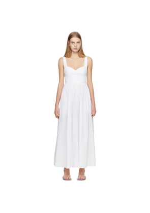 Matteau White Bralette Midi Dress