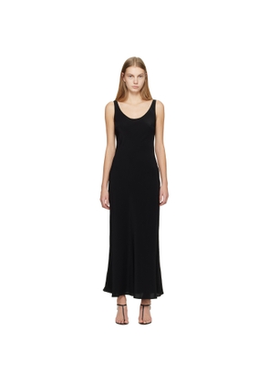 Matteau Black Bias Tank Maxi Dress