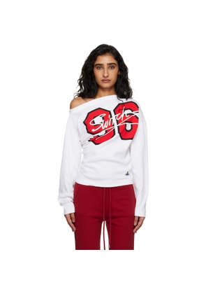 Vivienne Westwood White '96 Switch' Long Sleeve Hebo T-shirt