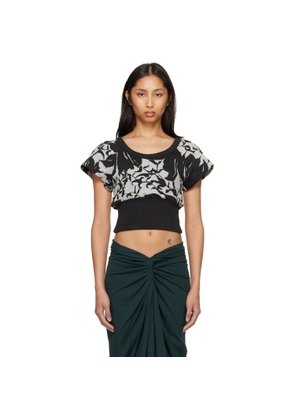 Dries Van Noten Gray Printed T-shirt