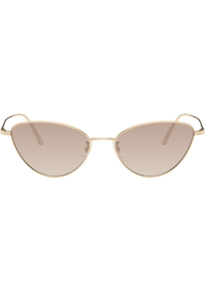 KHAITE Gold Oliver Peoples Edition 1998C Sunglasses