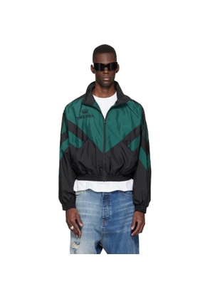 VAQUERA Black & Green Windbreaker Jacket