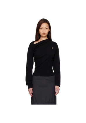 Vivienne Westwood Black Long Sleeve Hebo Top