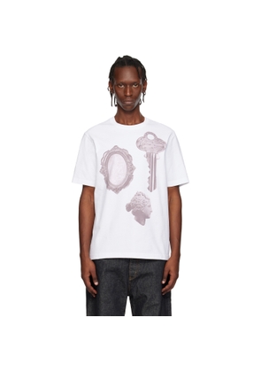 Maison Kitsuné White Parisian Objects Comfort T-shirt