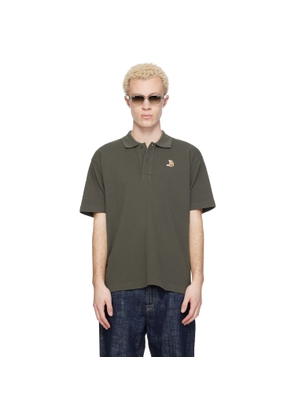 Maison Kitsuné Brown Dreaming Fox Comfort Polo