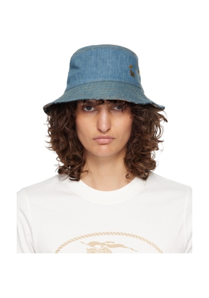 Burberry Blue Denim Bucket Hat