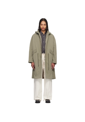 Studio Nicholson Taupe Lotus Coat