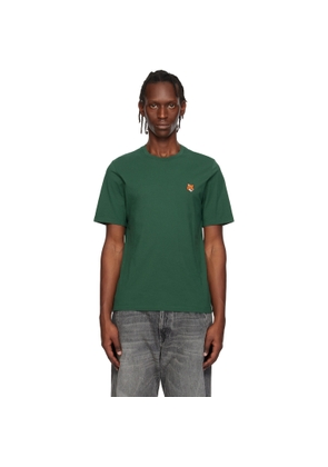 Maison Kitsuné Green Fox Head Regular T-shirt
