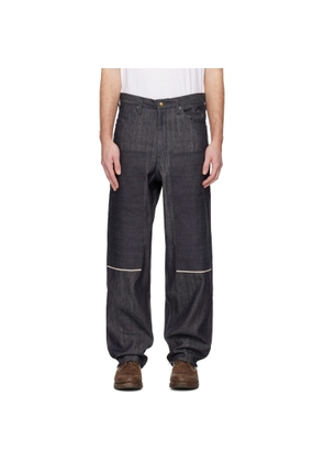 visvim Navy Carpenter Jeans