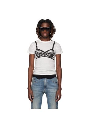 VAQUERA Off-White Bra T-shirt