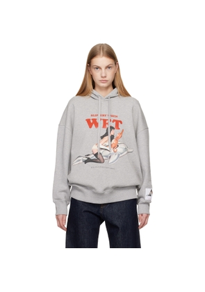 Stella McCartney Gray Jeff Koons Edition 'Slippery When Wet' Hoodie