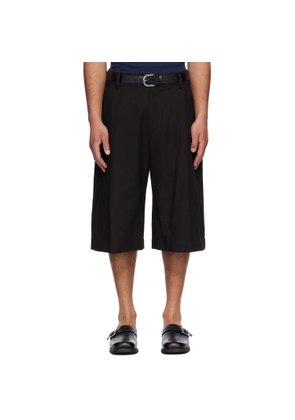 Studio Nicholson Black Fowld Shorts