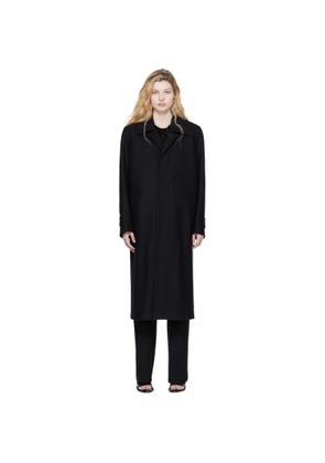 Rier Black Classic Loden Coat