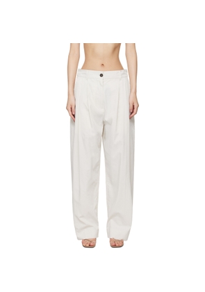 Studio Nicholson Off-White Acuna Trousers