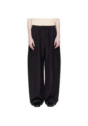 Studio Nicholson Black Capel Twill Trousers