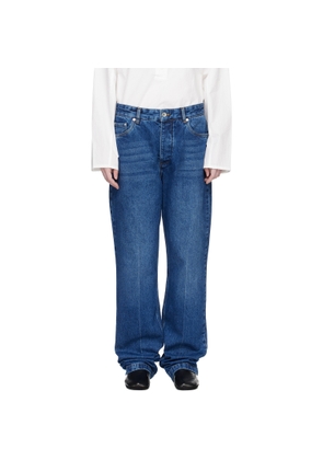 Studio Nicholson Blue Barra Denim Jeans
