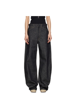LEMAIRE Gray High Waisted Curved Jeans